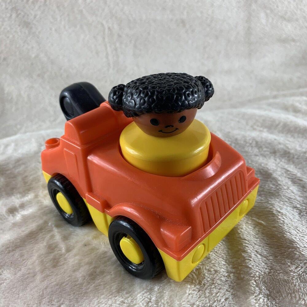 Fisher Price Little People Figure & Orange Garage Town Tow Truck With Sounds​